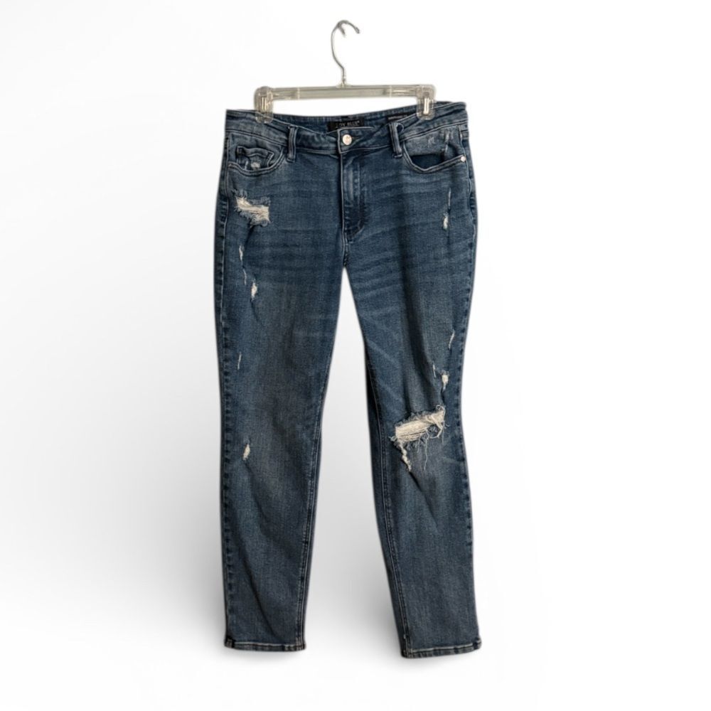 Judy Blue Boyfriend Fit Jeans Women’s 13/31 ripped distressed